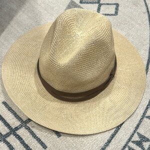 NWOT Goorin Brothers Tan Fedora Foldable Hat for Women